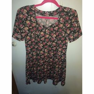 Vintage 90s' Floral Mini-Dress