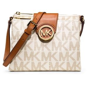 Authentic Michael Kors Fulton Large Cross-Body bag