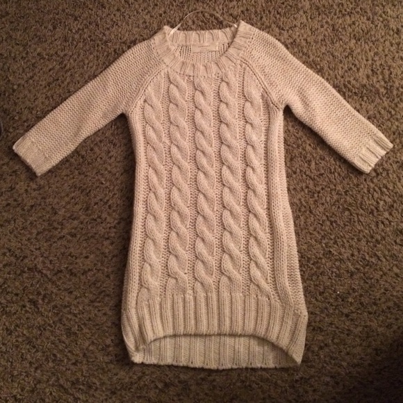 Zaraknit chunky beige/cream sweater tunic