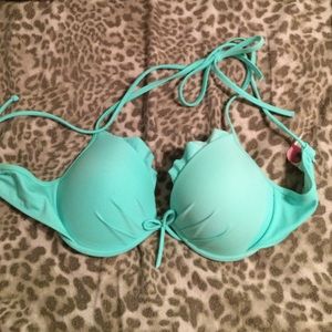 Pink bathing suit top