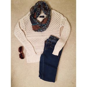 Cream Knitted Sweater!
