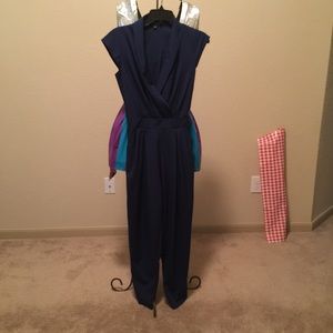 Navy blue jumpsuit