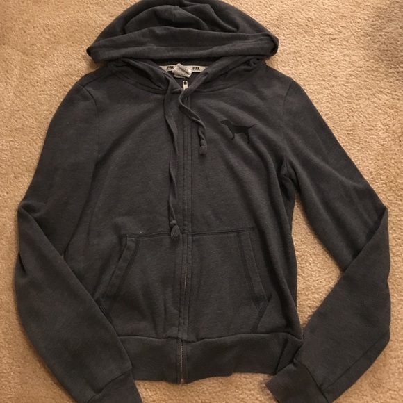 Victoria's Secret Pink cotton zip jacket