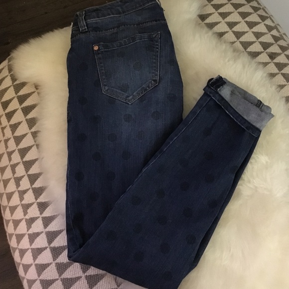 Kensie polka dot jeans! - Picture 2 of 4