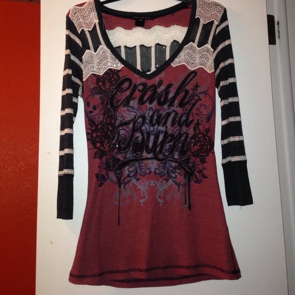 Crash & Burn long sleeve tee