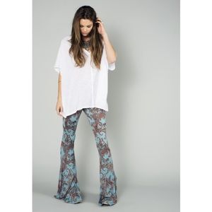medallion bell bottom pant