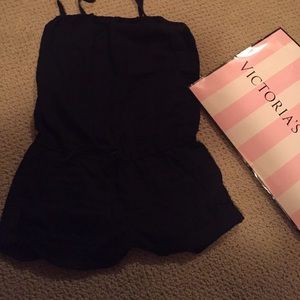 Victoria's Secret black romper:) sale 🎉🎉