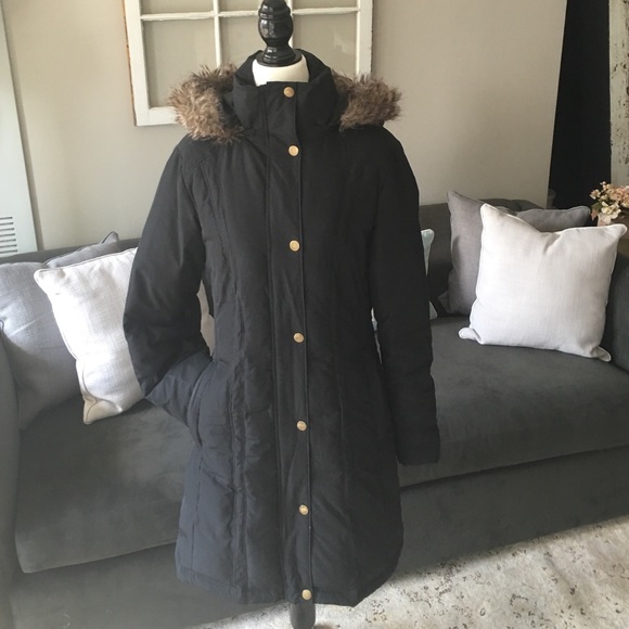 Banana Republic Winter Coat with Fur Hood!