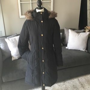 Banana Republic Winter Coat with Fur Hood!
