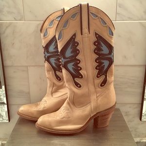 Vintage Miss Capezio Butterfly Boots 7.5