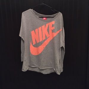 Nike Long sleeve gray Tee