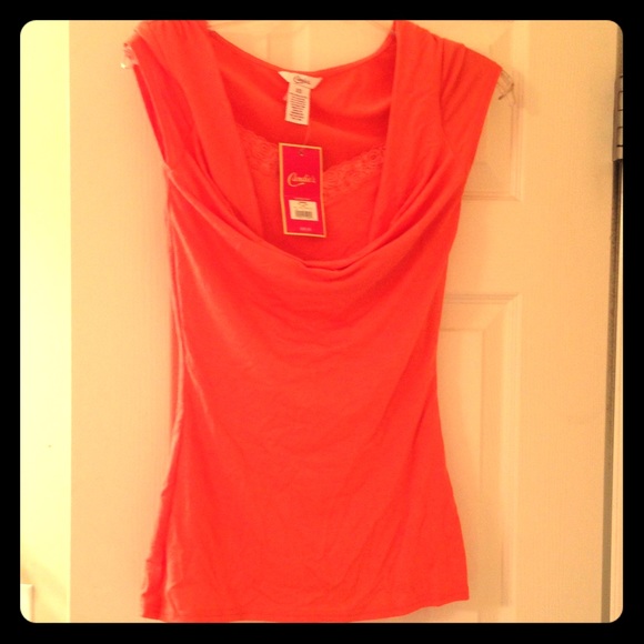 Candie's orange top