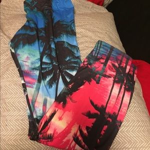 sunset leggings