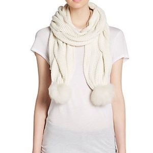 Ugg Australia scarf: shearling sheepskin trim