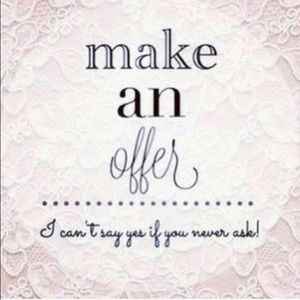 Feel free to make me an offer 🤗😉