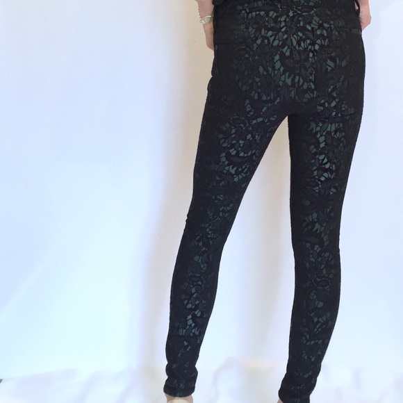 7 for All Mankind Lace Skinny Jeans NWOT