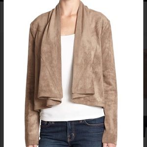BCBG Faux suede jacket