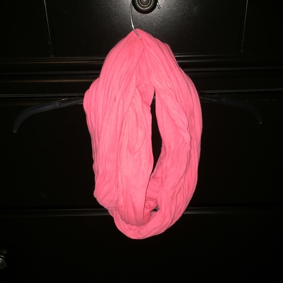 Hot pink infinity scarf