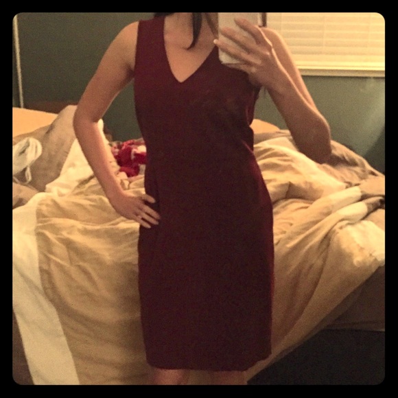 LOFT Sheath V-Neck Dress