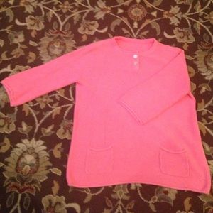 White stag coral sweater