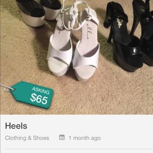 Dance shoes worn once