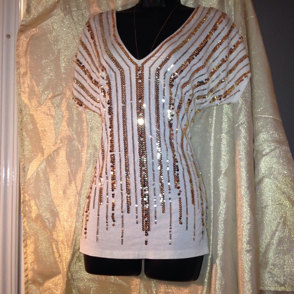 Sparkled v neck top ✨ - Picture 1 of 3