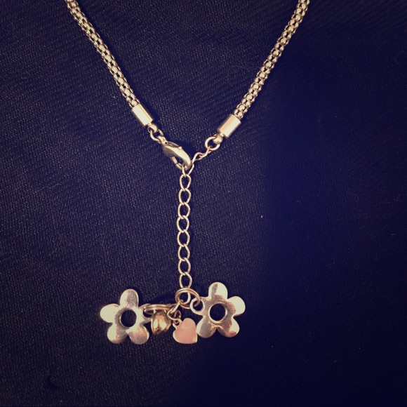 Lia Sophia silver  ankle bracelet.