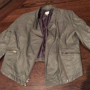 Lauren Conrad faux leather jacket