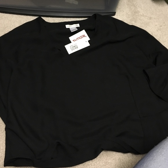 Black cape shirt