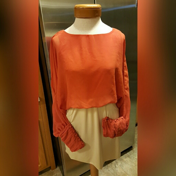 SOLD SOLD     Depri Rompers Size Large Orange &