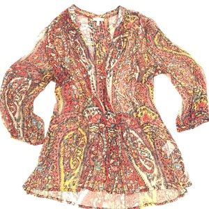 Joie 100% silk top - size M (multicolored)