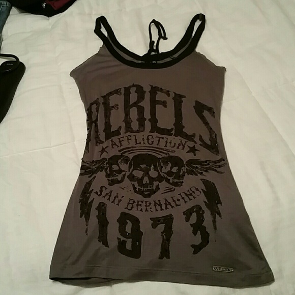 Affliction tank top