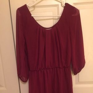 Garnet Game Day dress