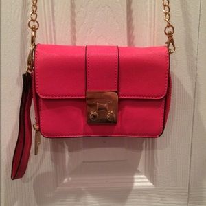 Pink cross body