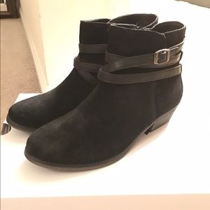 Black Suede Booties