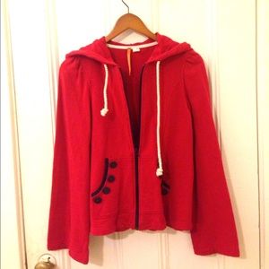 Anthropologie Nautical hoodie S