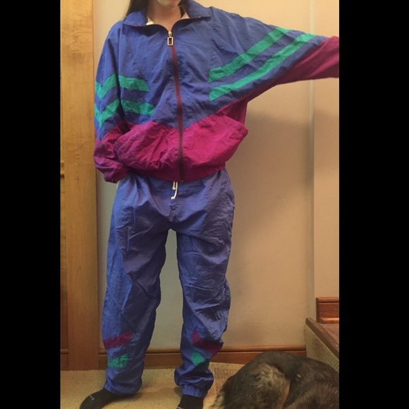 Vintage windbreaker and pants