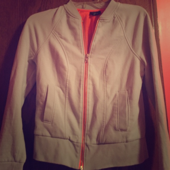 Grey with orange inside jacket