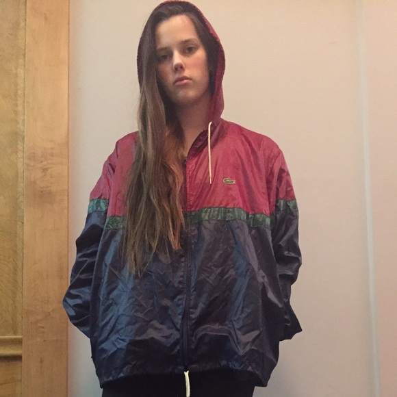 Traded*****Vintage Lacoste rain jacket windbreaker