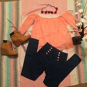 Off the shoulder top