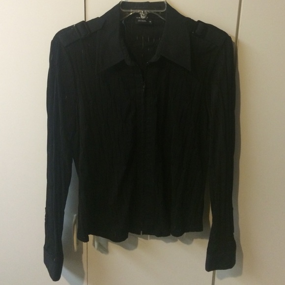 Tribal zip up shirt