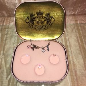 Juicy couture charm necklace