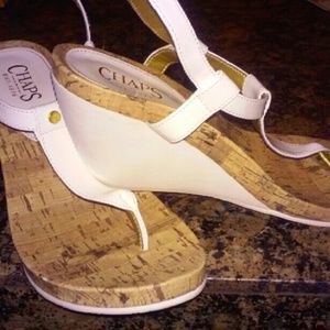 Chaps white sandals