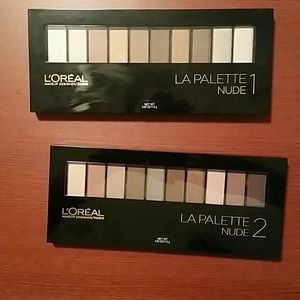 L'Oreal La Palette Nude 1 and 2