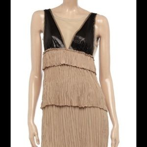 BCBGMAXAZRIA Averil black sequin dress in XXS