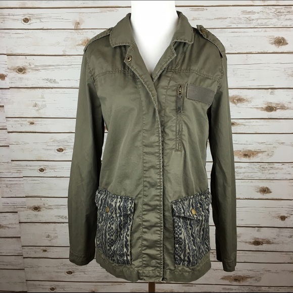 Forever 21 Jackets & Blazers - [Forever 21] Military & Tribal Olive Green Jacket