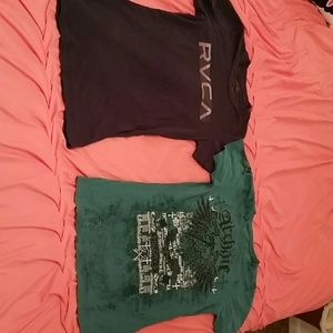 RVCA and Affliction shirt bundle! ??