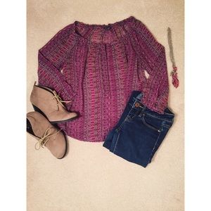 Pink & Purple Blouse!