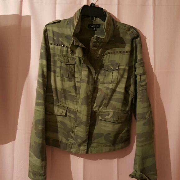Military print jacket