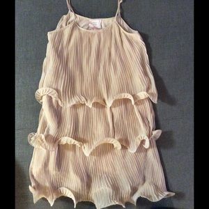 Romeo + Juliet couture pink chiffon tier dress